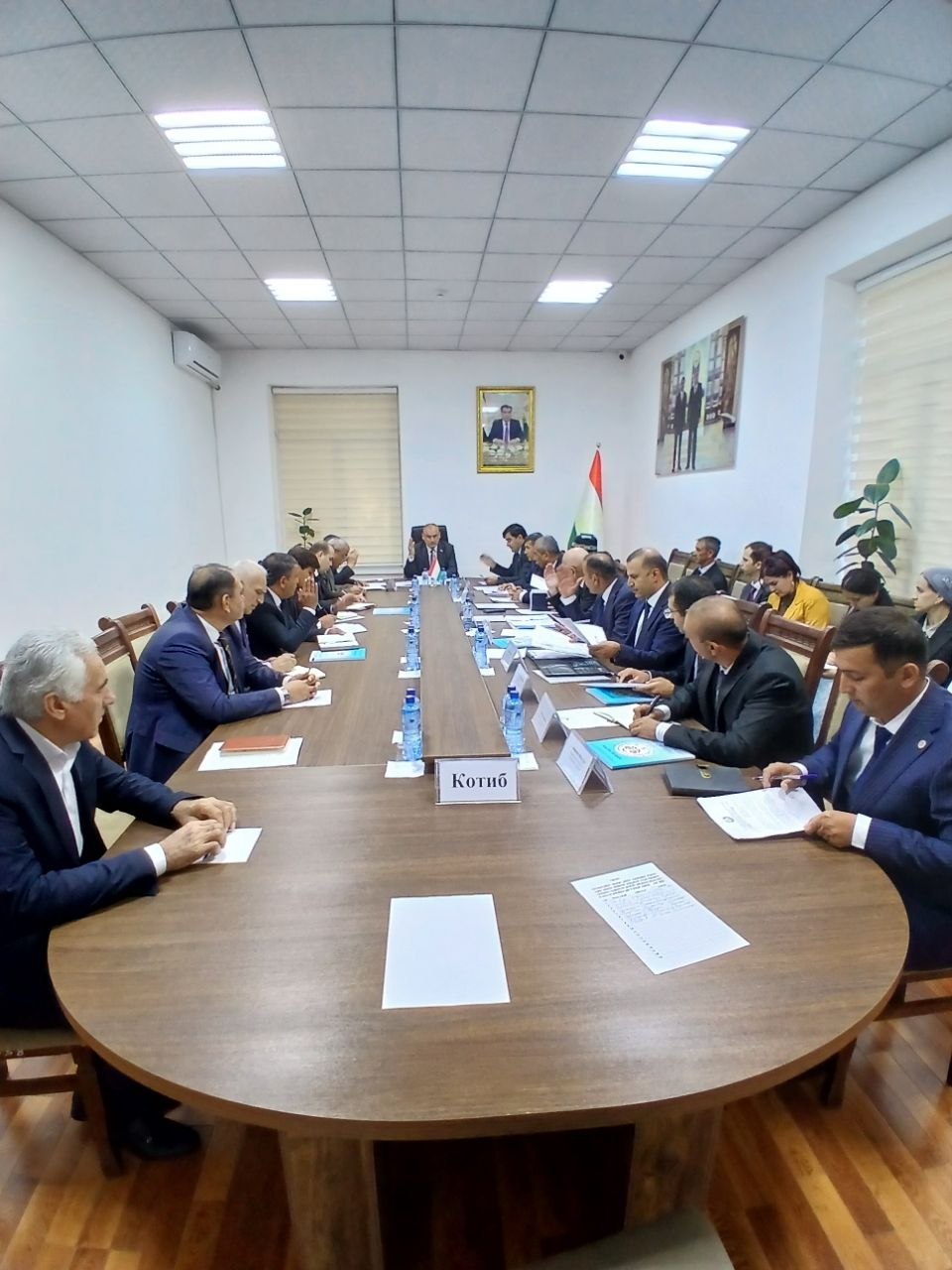 ҶАЛАСАИ ҲАЙАТИ МУШОВАРАИ АГЕНТӢ ОИД БА ҶАМЪБАСТИ ФАЪОЛИЯТИ НУҲМОҲА БАРГУЗОР ГАРДИД.   